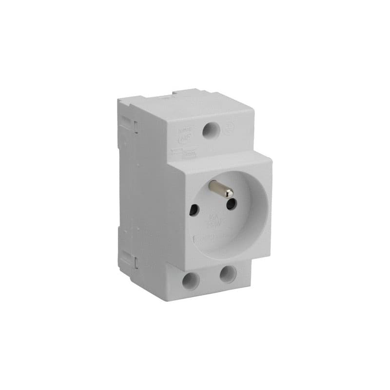 Prise de courant modulaire 2p+t 10/16a 1 pièce(s) prise courant modulaire 2p+t 10/16a - debflex