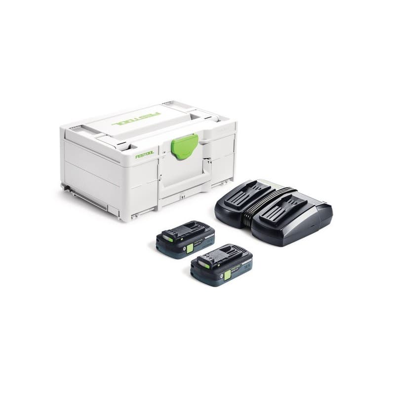 Set énergie sys 18v 2x4,0/tcl 6 duo 1 pièce(s) set énergie sys 18v 2x4,0/tcl 6 duo - festool