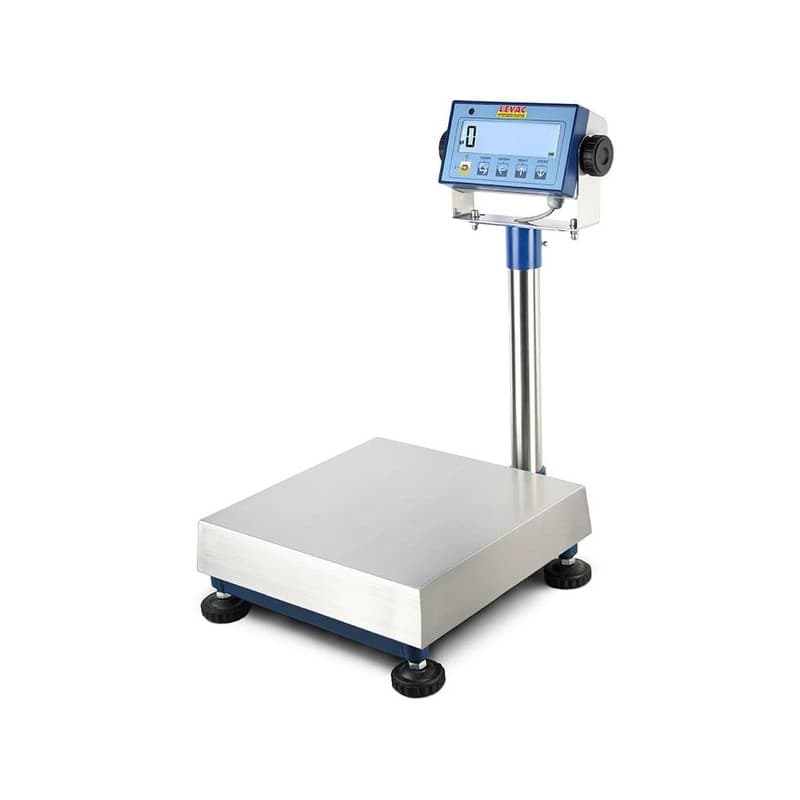 Balance électronique à colonne 600 mm 1 pièce(s) balance à colonne 300kg/100g – plateau 600x600 mm 300 kg 100 g - levac