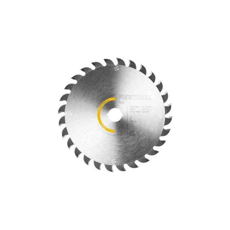Lame de scie circulaire wood universal bois 20 mm 1 pièce(s) lame de scie circulaire 168x1.8x20 w28 28 1.8 mm 168 mm - festool