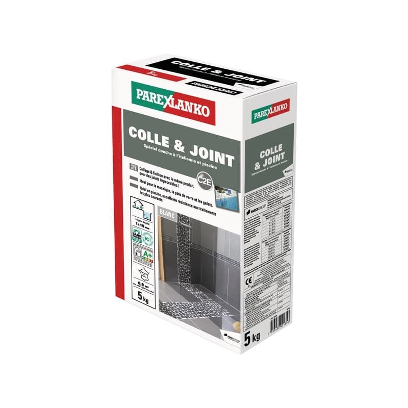Colle et joint spécial douche à l'italienne et piscine 1 paquet(s) de 5 kilogramme(s) colle et joint spécial douche à l'italienne et piscine - sika fr