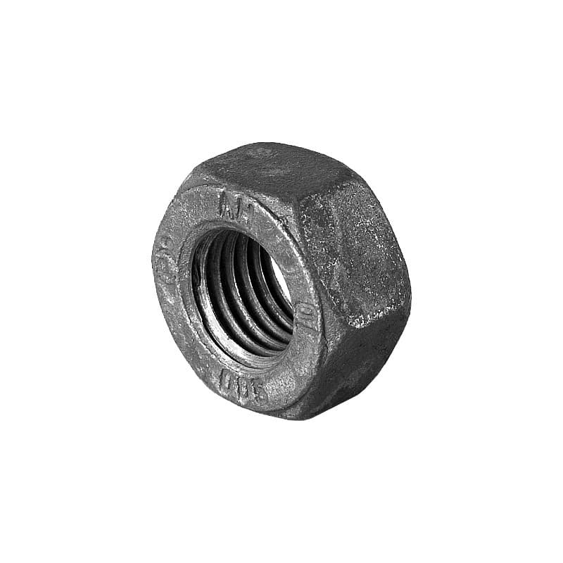 Ecrous hv classe 10.9 - acier galvanisé à chaud en14399 1 boîte(s) de 25 pièce(s) ecrou hv 10.9 galvanisé à chaud m27 acier galvanisé à chaud 22 mm 27