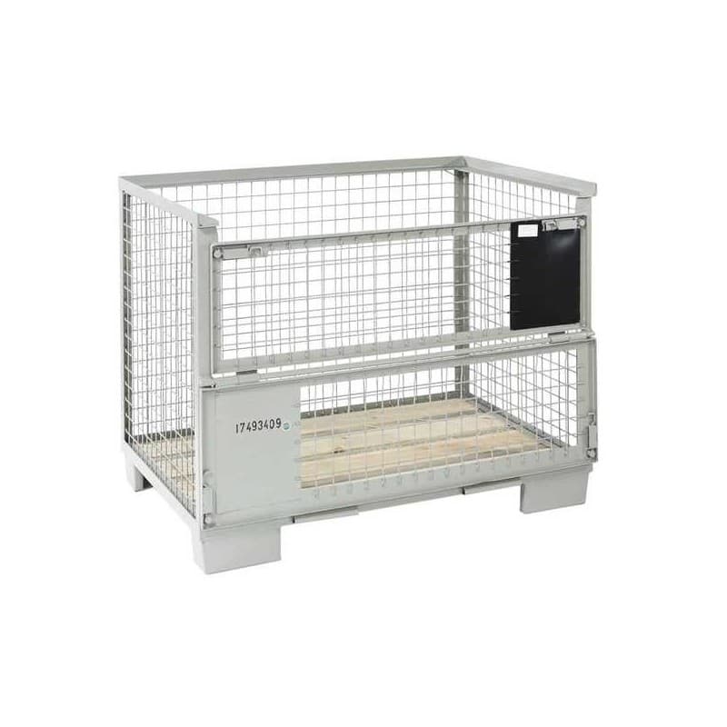 Caisse grillagée europool 1500 kg gris 1 pièce(s) caisse grillagée europool 1500 kg - mdm