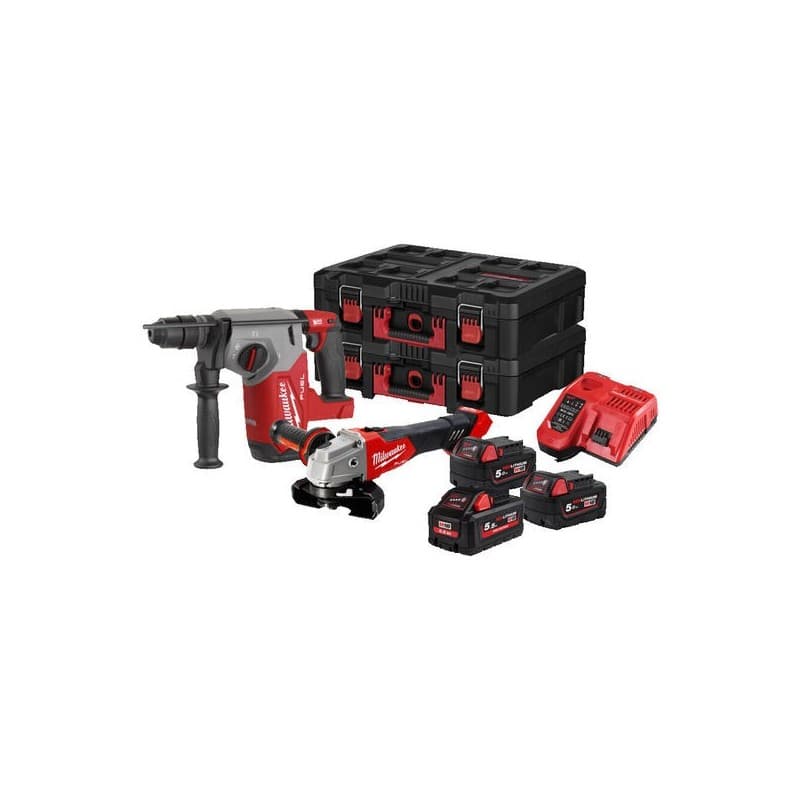 Lot 2 outils 18v fpp2ay-553p 1 coffret(s) de 2 pièce(s) lot 2 outils 18v fpp2ay-553p - milwaukee