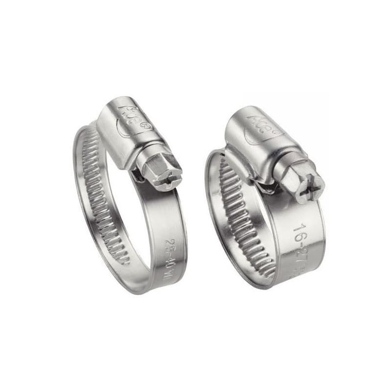 Collier de serrage bande non perforée w1 np 9 mm 1 boîte(s) de 50 pièce(s) collier bande non perforée w1 np9 16-27mm din3017 colliers à vis sans fin (