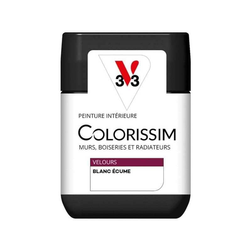 Peinture biosourcée colorissim - murs, boiseries et radiateurs supports neufs ou sains intérieur acrylique soigné brosse/rouleau, pistolet sans air ea