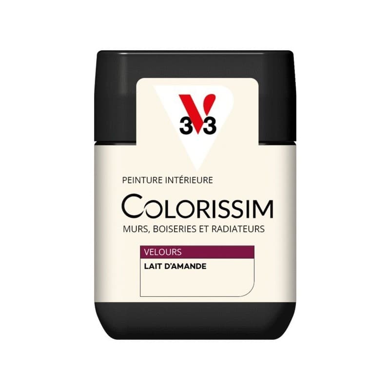 Peinture biosourcée colorissim - murs, boiseries et radiateurs supports neufs ou sains intérieur acrylique soigné brosse/rouleau, pistolet sans air ea