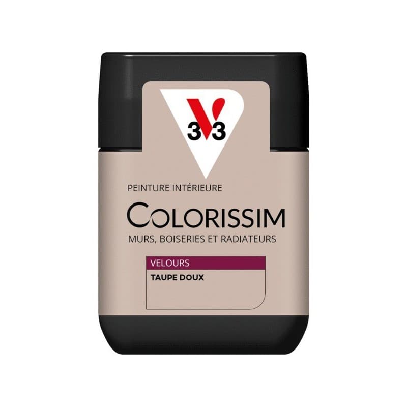 Peinture biosourcée colorissim - murs, boiseries et radiateurs supports neufs ou sains intérieur acrylique soigné brosse/rouleau, pistolet sans air ea