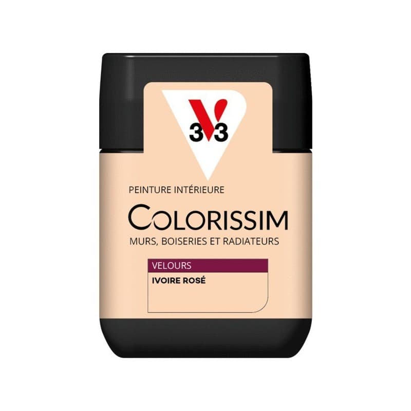 Peinture biosourcée colorissim - murs, boiseries et radiateurs supports neufs ou sains intérieur acrylique soigné brosse/rouleau, pistolet sans air ea