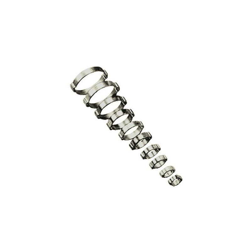 Colliers de serrage à oreilles collier à oreilles 17 à 20 mm 1 boîte(s) de 100 pièce(s) - prevost