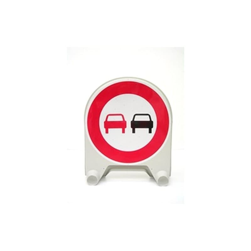 Panneaux de signalisation en polypropylène bk disque mistral bk ø 850 mm "dépassement interdit" cl t1 1 pièce(s) - nadia