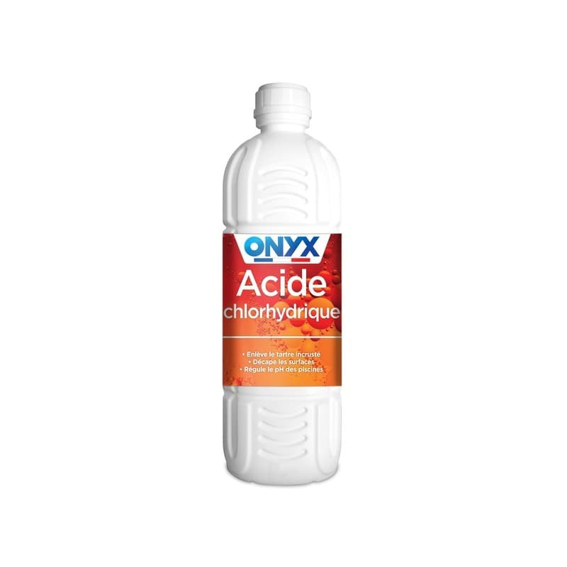 Acide chlorhydrique acide chlorhydrique 23% 1 bouteille(s) de 1 litre(s) 1 litre(s) acide chlorhydrique - onyx