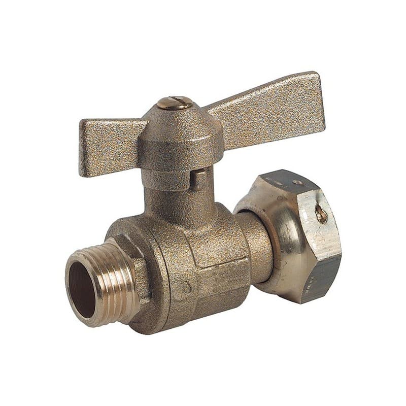 Robinet droit compteur écrou 20x27 - m20x27 robinet droit compteur écrou 20x27 - m20x27 1 pièce(s) - somatherm for you