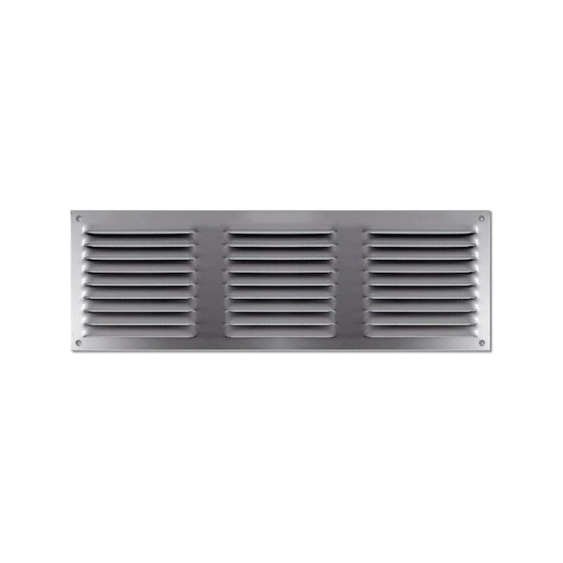 Grilles métalliques à persiennes grille persiennes 100 x 200 mm alu anodisé a/m 1 pièce(s) - autogyre
