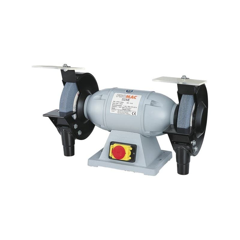 Touret à meuler 230 v - 0.45 kw monophasé 230v 24 kg touret à meuler 230 v - 0.45 kw 1 carton(s) de 1 pièce(s) 200 mm 450 w meule-meule 2850 trs/min -