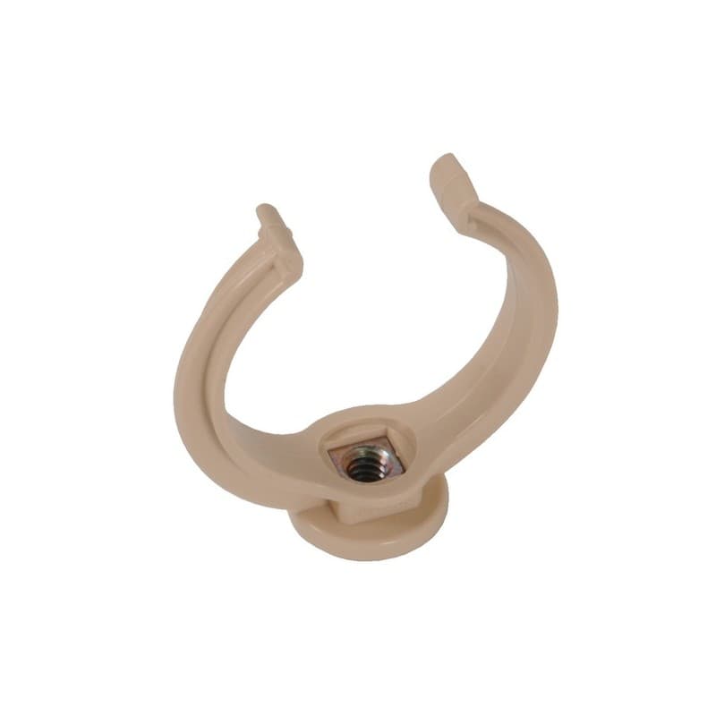 Collier lyre pour gouttières collier lyre ø 100 mm insert p.7x150 sable 1 pièce(s) - nicoll