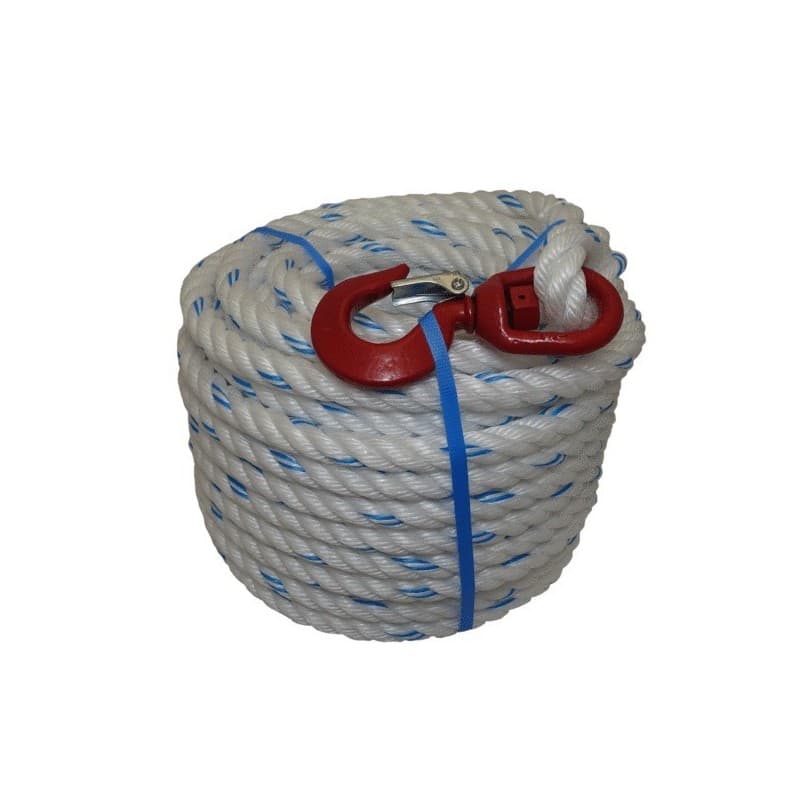 Corde poulie polypropylène ø 20/22 corde poulie polypropylène ø 20/22 1 rouleau(x) de 25 mètre(s) linéaire - corderie mesnard