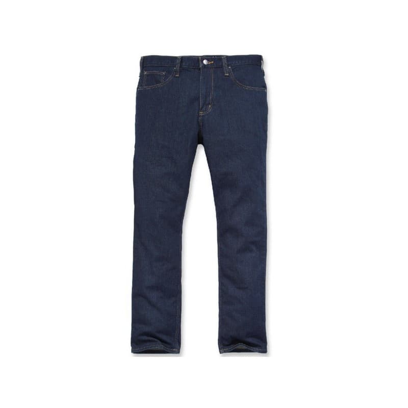 Jean de travail coupe cintrée entre 4 et 6 bleu 48 400 - 500 g jean coton, polyester / spandex 1 pièce(s) jean de travail tapered t48 - carhartt