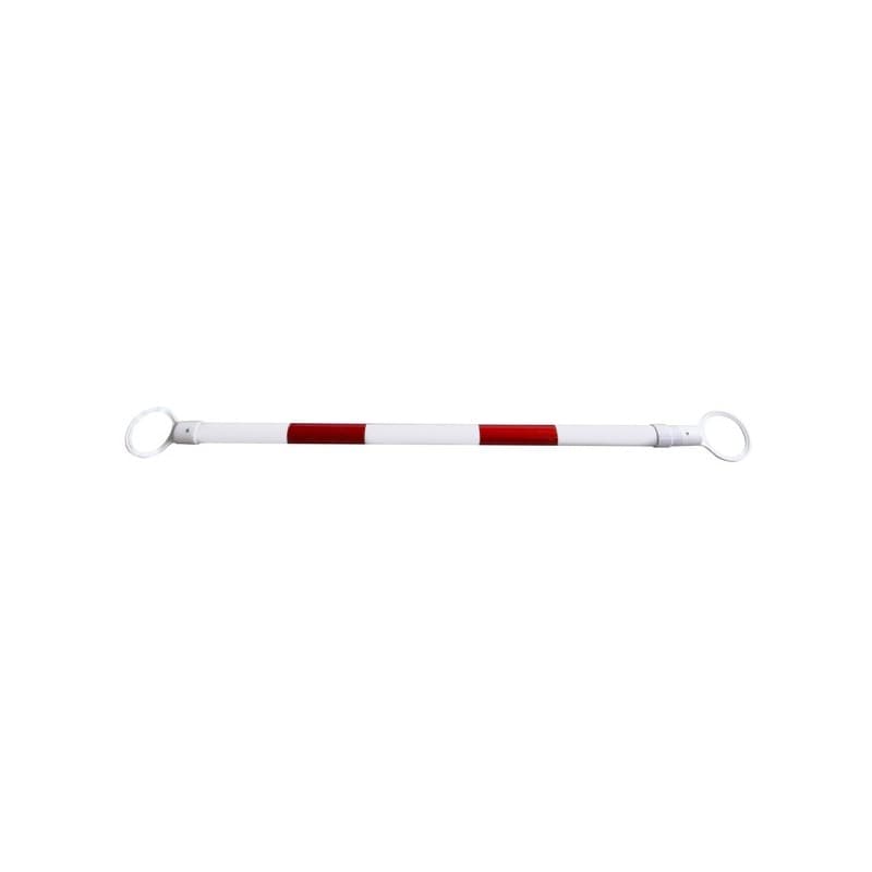 Barre extensible pour cônes de 1.20m à 2.15m rouge et blanc 1 pièce(s) barre extensible pour cônes de 1.20m à 2.15m rouge et blanc - viso