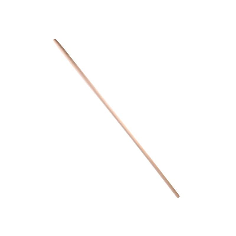 Manche en bois pour râteau 28 mm 1500 mm 1 pièce(s) manche râteau hêtre 150 cm ø 2,8 cm - 0,6 kg rond bois manche pour râteau droit 600 g - revex sas