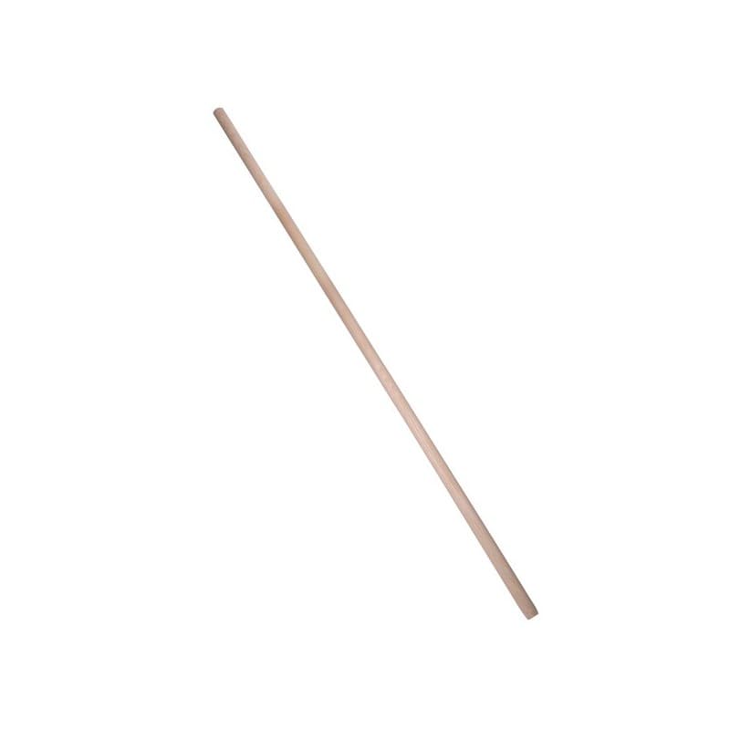 Manche balai cantonnier hêtre 140 cm ø 2,8 cm - 0,6 kg 28 mm 1 pièce(s) manche balai cantonnier hêtre 140 cm ø 2,8 cm - 0,6 kg rond bois droit 600 g m