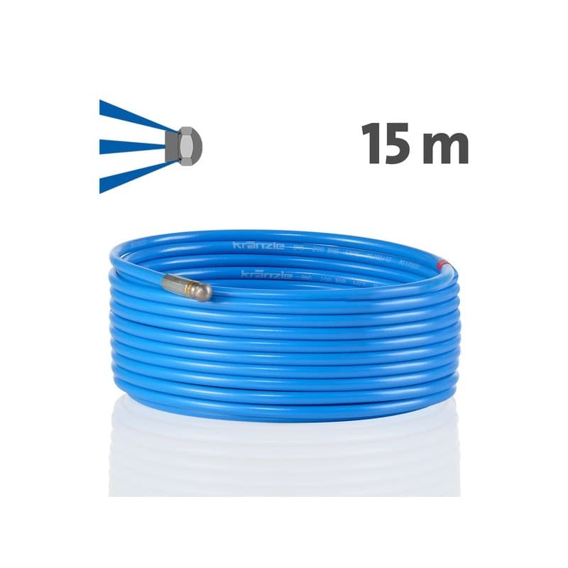 Flexibles de débouchage de canalisations avec buse flexible de nettoyage canalisation avec buse 10ml 1 pièce(s) - kranzle