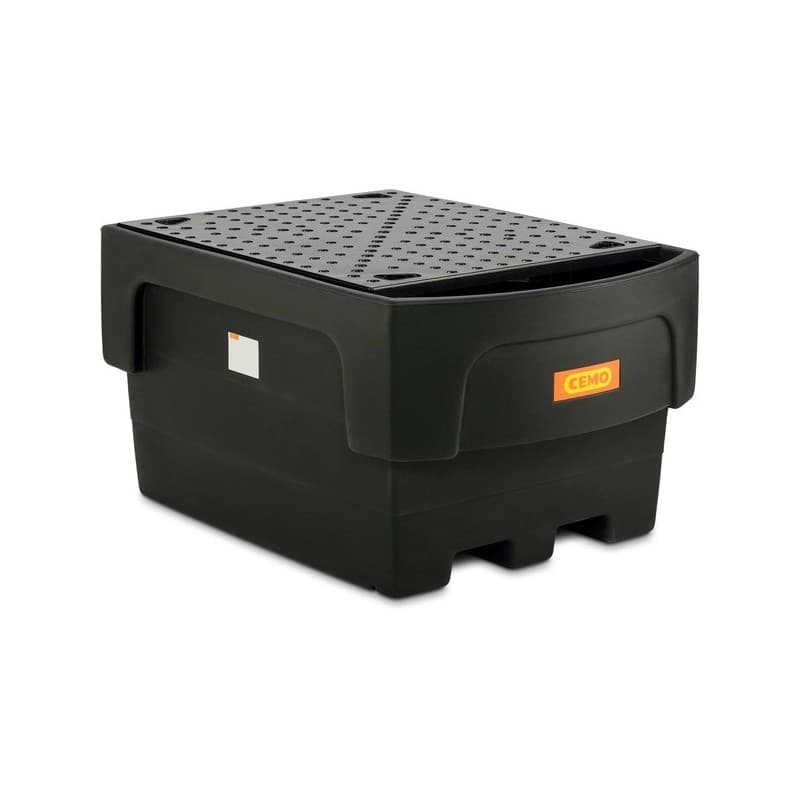 Bacs de rétention cubi-pe avec collecteur bac cubi-pe 1100 et collecteur avec caillebotis pe polyéthylène 1 pièce(s) avec 1100 litre(s) 117 cm 162 cm