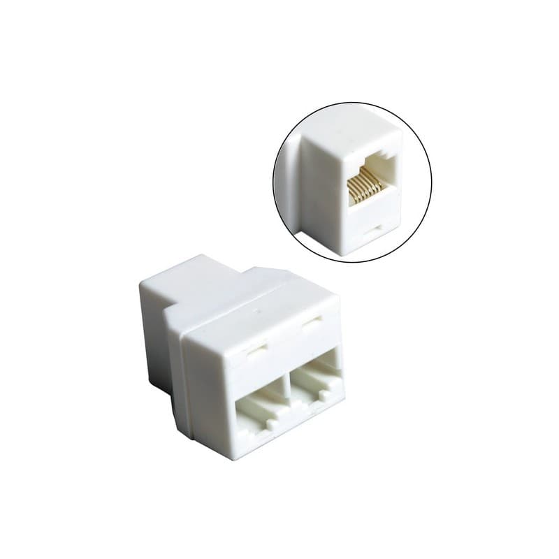 Dedoubleur rj45 / 2 rj45 1 pièce(s) dedoubleur rj45 / 2 rj45 - ets normand optex