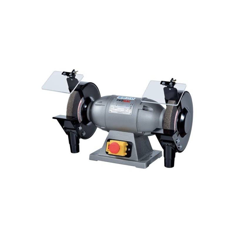 Touret meule-brosse 230 v - 0,45 kw monophasé 230v 24 kg touret meule-brosse 230 v - 0,45 kw 1 pièce(s) 200 mm 450 w meule-brosse 2850 trs/min - proma