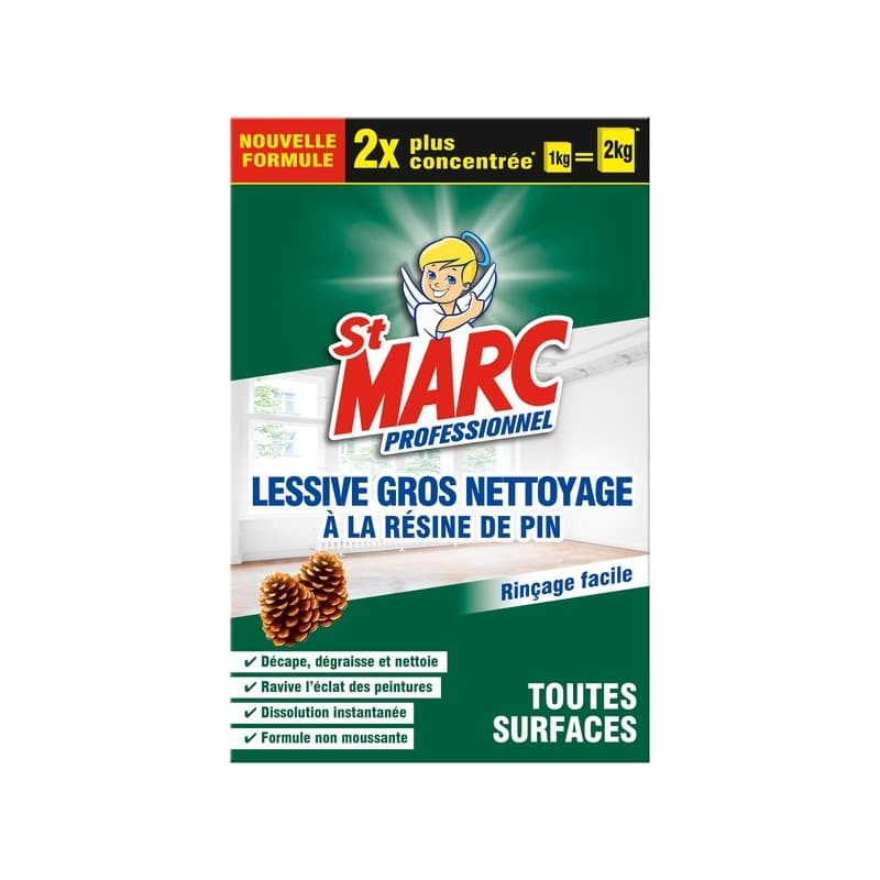 Lessive st marc résine de pin lessive st marc résine de pin 1 boîte(s) de 1 kilogramme(s) boîte lessive - st marc professionnel