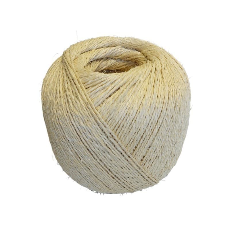 Ficelle sisal 6/3 - ø 3 mm - 500 m ficelle sisal 6/3 - ø 3 mm - 500 m 1 pièce(s) - corderie mesnard
