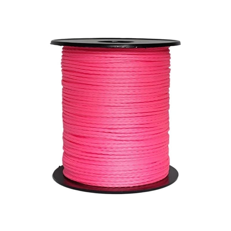 Drisse standard fluo drisse fluo rose ø 2.5 mm 1 bobine(s) de 100 mètre(s) linéaire - corderie mesnard