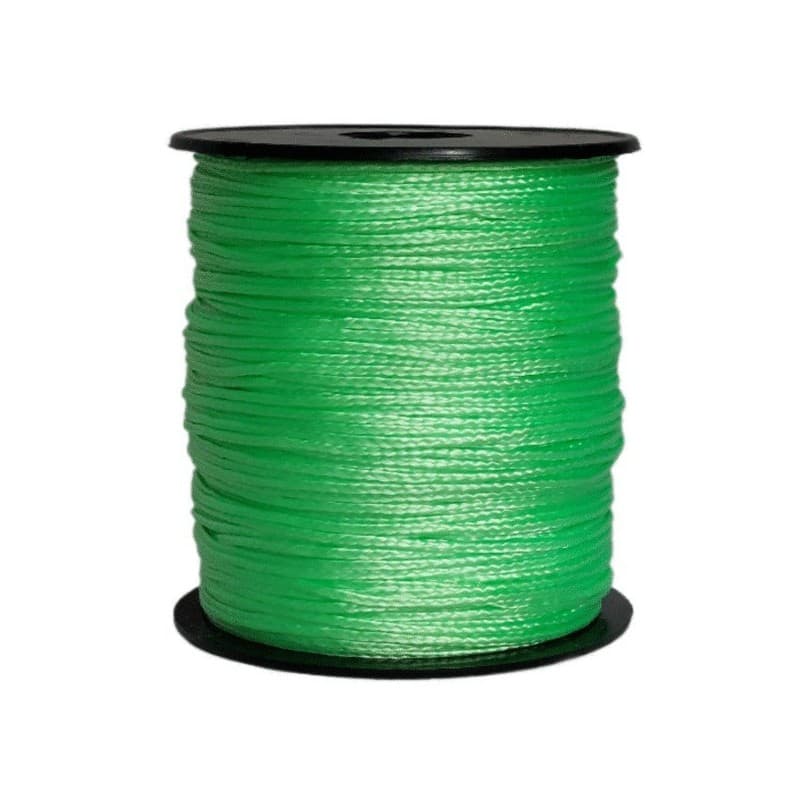 Drisse standard fluo drisse fluo vert ø 1.5 mm 1 bobine(s) de 100 mètre(s) linéaire - corderie mesnard
