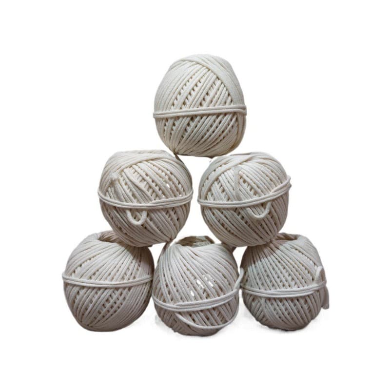 Cordeau coton tressé cordeau coton tressé ø 2 mm 1 bobine(s) de 43 mètre(s) linéaire - corderie mesnard