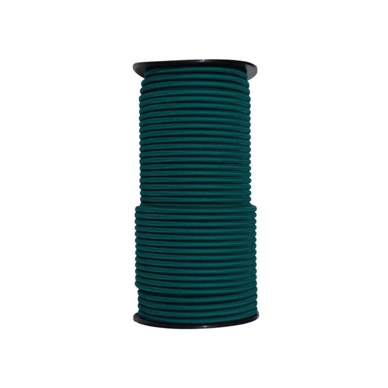 Sandows en bobine 1 bobine(s) de 100 mètre(s) linéaire sandow ø 10 mm vert - corderie mesnard