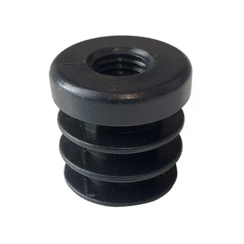 Douilles rondes filetées 20 mm 1 sachet(s) de 10 pièce(s) douille ronde - ø 22 mm polyéthylène rond - prodif somec rhones alpes