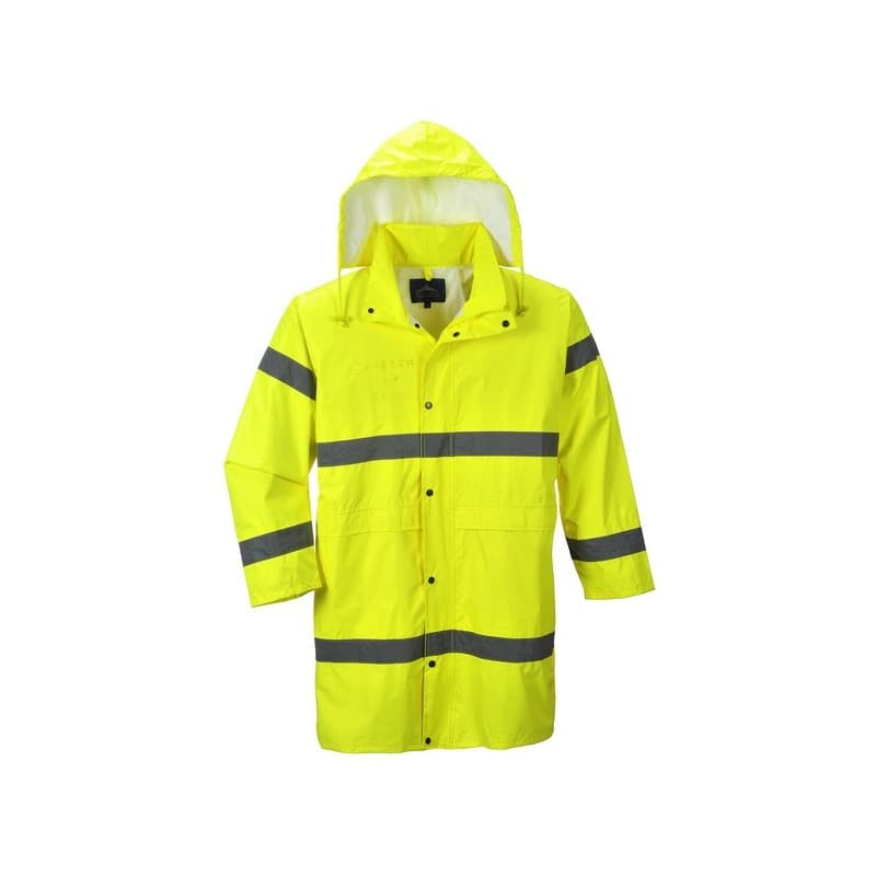 Manteaux de pluie manteau de pluie jaune tm 200 - 300 g m entre 1 et 3 polyester manteau 1 pièce(s) classe 3 - portwest