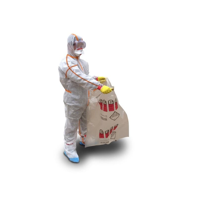 Kit d'intervention amiante kit intervention amiante t5-2xl blanc 2xl combinaison smms 1 pièce(s) - segetex eif