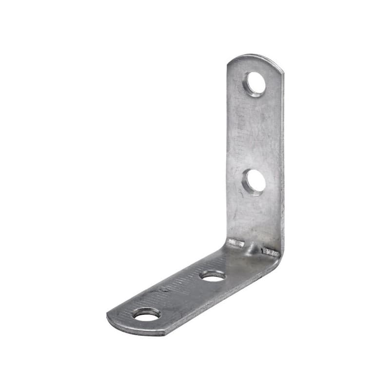 Equerre chaise bouts ronds acier zingué (10) 1 blister(s) de 10 unité(s) équerre de chaise bouts ronds 25 x 25 x 15 mm - acier zingué 15 mm 25 mm acie