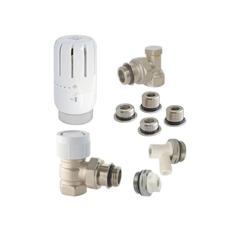 Kit thermostatique t301 équerre universel 1 kit(s) kit thermostatique t301 équerre universel 12x17 ou 15x21 - somatherm for you