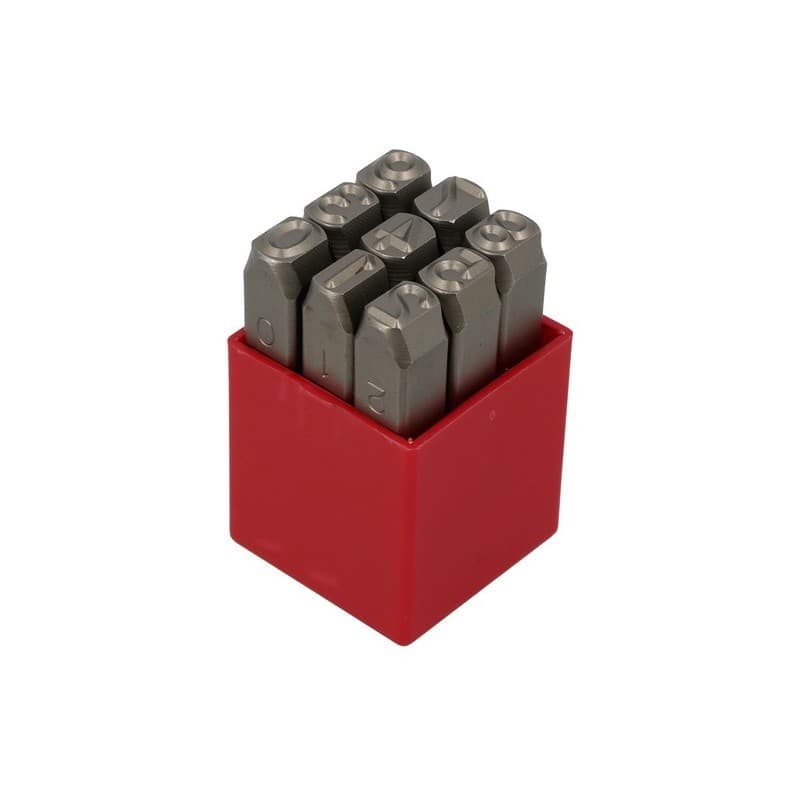 Chiffres et lettres à frapper hrc 56-58 chiffre à frapper endroit 5 mm 1 jeu(x) - wilmart