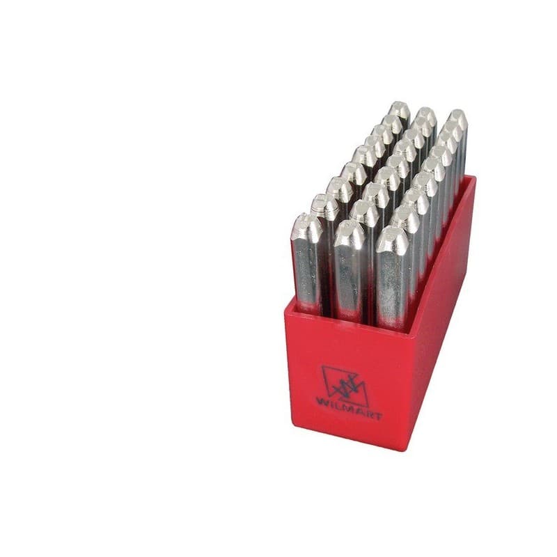 Chiffres et lettres à frapper hrc 60-62 alphabet à frapper endroit 5 mm 1 jeu(x) - wilmart