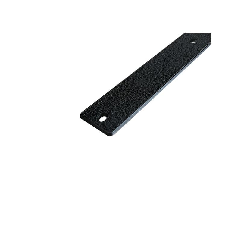 Plaque antidérapante 1 pièce(s) plaque antidérapante à visser - noir (800 x 40 mm) - wattelez