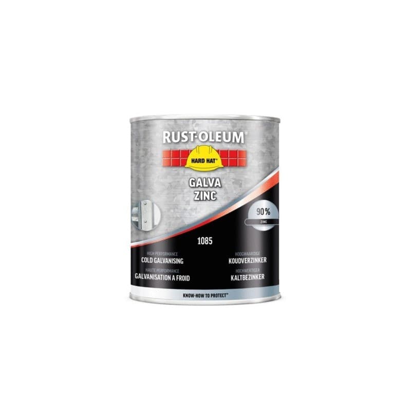 Peinture riche en zinc pour galvanisation à froid hard hat® 1 bidon(s) de 1 kilogramme(s) peinture riche en zinc pour galvanisation à froid hard hat®