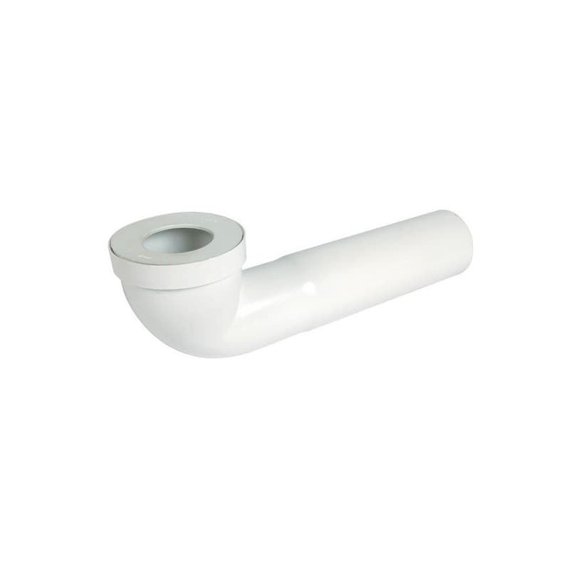 Pipes longues pour wc 1 unité(s) pipe longue wc l400mm ø100 pvc blanc - nicoll