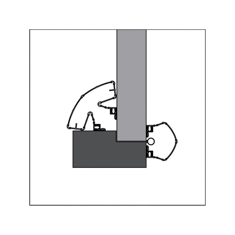 Anti-pince-doigts euro-pare-doigts plus euro-pare-doigts plus blanc 50-90 - 250 cm 1 pièce(s) - france calfeutrage