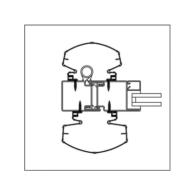 Anti-pince-doigts euro-pare-doigts plus euro-pare-doigts plus noir 90-120 - 198 cm 1 pièce(s) - france calfeutrage