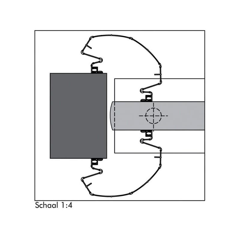 Anti-pince-doigts euro-pare-doigts plus euro-pare-doigts plus blanc 120-120 - 198 cm 1 pièce(s) - france calfeutrage