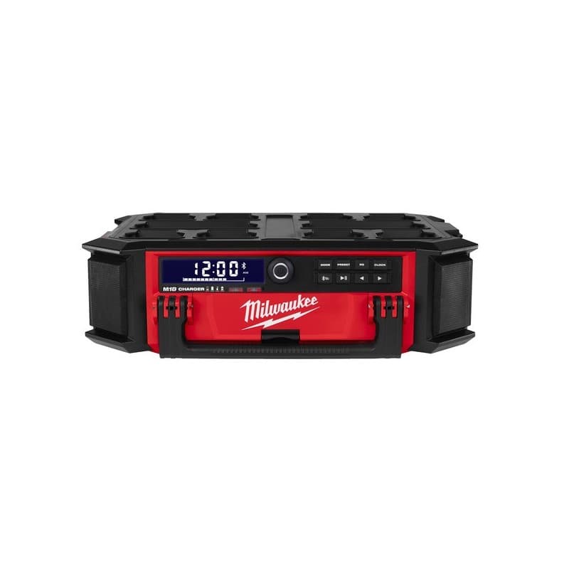 Radio de chantier m18 prcdab+-0 chargeur packout⹠5 kg bluetoothŸ 1 unité(s) radio de chantier m18 prcdab+-0 chargeur packout⹠radio - milwaukee