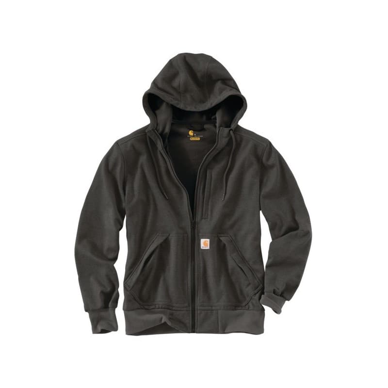 Sweat zippé coupe-vent vert 300 - 400 g entre 1 et 3 sweat 1 pièce(s) sweat zippé coupe-vent kaki txs polyuréthane, polyester / coton - carhartt